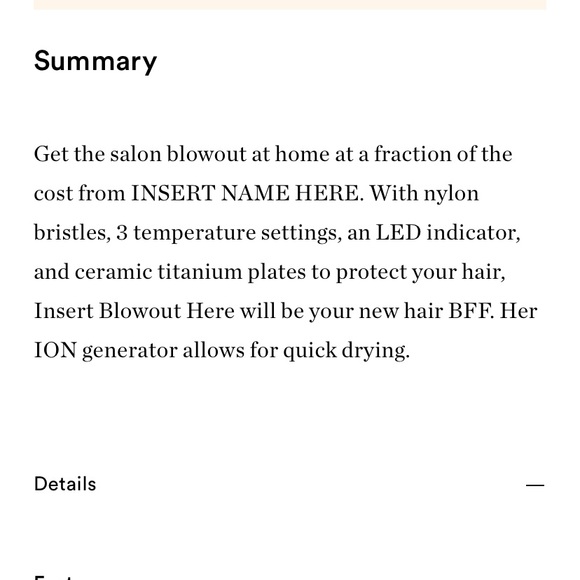 Insert Blowout Here Blow-dry Brush - Picture 10 of 12